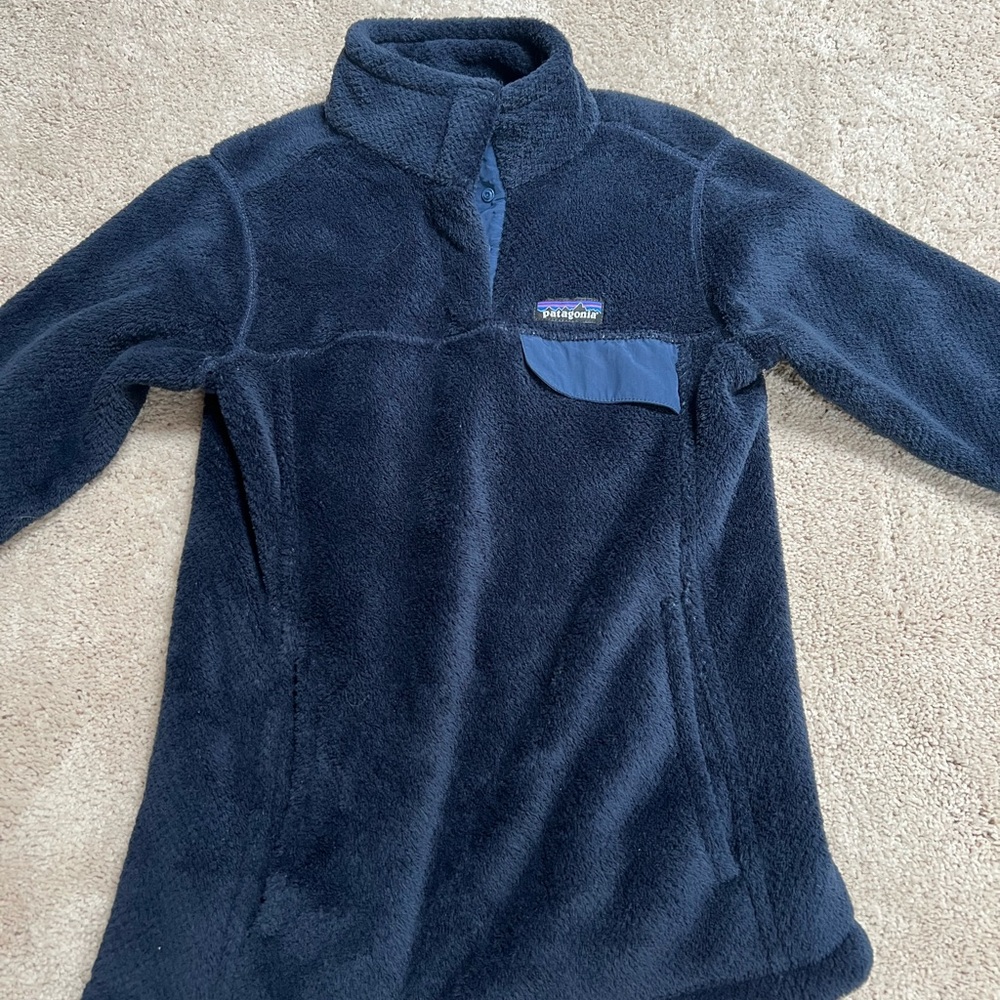 Patagonia synchilla fleece navy size extra small perfect condition